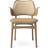 Warm Nordic Gesture Fabric Kitchen Chair