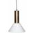 Hübsch Contrast hanging brushed Pendant Lamp ∅ 25cm