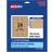 Avery Kraft Brown Rectangle Labels with Sure Feed 2 400 Kraft Labels Labels