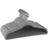 Elama Home 30 Piece Velvet Slim Profile Heavy Duty Felt Hangers Coat Hook