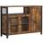 Vasagle Industrial Storage Sideboard with 3 Doors Chest of Drawer