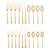 spade new york Malmo Gold 20 Cutlery Set 20pcs