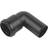 FloPlast Black Push-Fit 90° Waste Pipe Conversion Bend Dia40mm