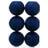 Festive Festive Dark Navy Glitter Bauble Christmas Tree Ornament