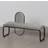 BigBuy Home Stol 110 stof Siddebænk 40x40cm