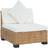 vidaXL uden armlæn Sofa 3 personers