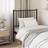vidaXL Metal Black Headboard