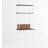 Moebe Shelving System, s.200.1.D, Røget Eg/hvid Bogreol