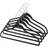 Whitmor 5PK Spacema Suit Hanger Black Coat Hook