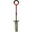 Radius Garden 22811 Root Slayer Drain Spade Red