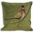 Paoletti Hunter Embroidered Pheasant Velvet Complete Decoration Pillows Green, Brown