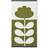 Orla Kiely Cut Stem Hand Bath Towel Black, Green