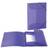 Herma Portfolio Folders A4 Translucent Purple Pack of 3