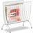 Relaxdays Mesh Newspaper Stand 35 x 34 x 18 cm Silver