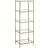 Vasagle Gold 5-Tier Glass Unit Book Shelf