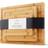 Joyjolt Bamboo Juice Grooves Chopping Board 3pcs