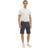 Tom Tailor Herr Bermuda Shorts - Navy White Dobby