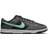 NIKE Dunk Low M - Black/Dark Grey/Green Glow/White