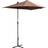 OutSunny 2m Half Parasol Market Umbrella Garden Balcony Parasol