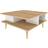 Decorotika Akya Modern Natural Coffee Table 89x89cm