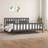 vidaXL Bed Frame with Headboard Grey