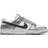 NIKE Dunk Low W - Metallic Silver/Off Noir/White