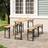 vidaXL Folding Beer 170 x 50 x 75 cm Outdoor Bar Table