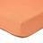 Homescapes Small Double Linen Fitted Bed Sheet Orange