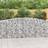 vidaXL Buede gabionkurve 5 stk. 400x30x100/120 galvaniseret jern