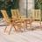 vidaXL Reclining Garden Garden Dining Chair