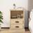 vidaXL Cabinet Sonoma Bedside Table