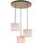 Leuchten Direkt Bark Nature Dark Pendellampa ∅ 52cm
