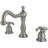 Kingston Brass KS1978TX French Country Widespread Lavatory Faucet Gray