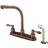 Kingston Brass KB716AL Victorian 8 Centerset Kitchen Faucet Antique Brown