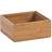Zeller Brun 15 x 15 x 6.5 cm Förvaringslåda