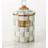 Mackenzie-Childs Sterling Check Enamel Kitchen Container