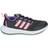 Adidas Kid's Fortarun 2.0 Cloudfoam Lace - Core Black/Beam Pink/Violet Fusion