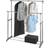 Wenko Tøjstativ Twin Bars 65-163 x 98-168 cm Bøjler