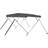 vidaXL 4 Bow Bimini Top Anthracite 243x180x137 cm