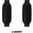 vidaXL Boat Fender 2 pcs Black 69x21.5 cm PVC