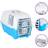 vidaXL Transportbur vit 48x31,5x33cm polypropylen