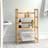 Relaxdays Bamboo Shelving Unit 88 x 55 x 26 cm Book Shelf