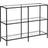 Vasagle Moderne 3-Tiers Med Hærdet Glashylder 100 x 30 Konsolbord