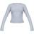 PrettyLittleThing Basic Long Sleeve Fitted T-shirt - Grey