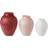 Knabstrup Keramik Riller Vase 11cm 3stk