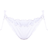 PrettyLittleThing Frill Edge Ruched Back Bikini Bottoms - White