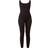 PrettyLittleThing Tall Structured Contour Ribbed Scoop Neck Jumpsuit - Black