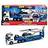 Majorette Simba Grand Volvo police set truck helicopte. [Ukendt]