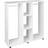 Homcom Mobile Double Open White Wardrobe 120x128cm