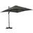 OutSunny 2.5 2.5m Patio Offset Parasol Cantilever Umbrella